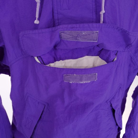 Vintage Atletica 1/4 Zip Unisex M Pullover Front Pocket Windbreaker Mens Womens - Picture 6 of 15